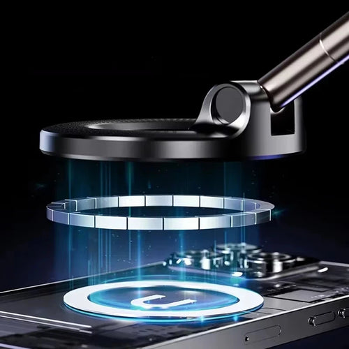 Magnetic Phone Holder – 3-Axis Rotating Car & Desk Stand”